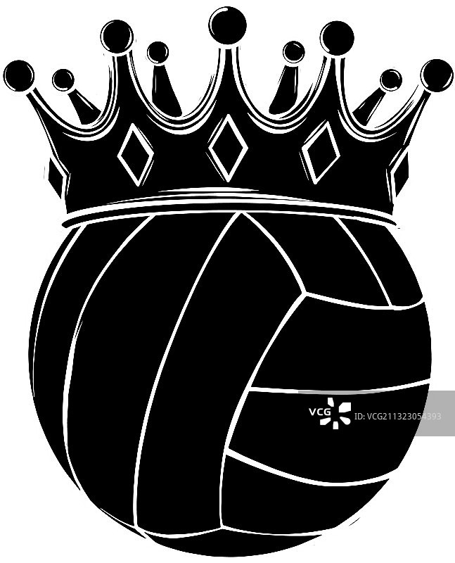 排球标志设计元素图片素材