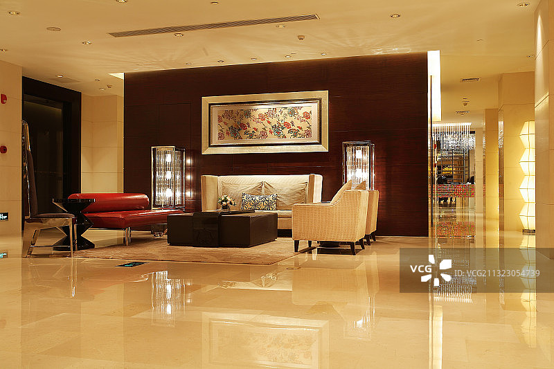 豪华酒店休息区图片素材
