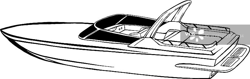 快速摩托艇快艇水上运输图片素材