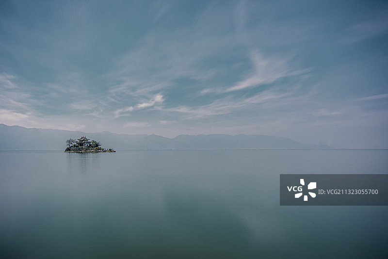 极简洱海小普陀图片素材