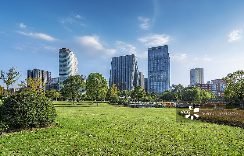 浙江宁波南部商务区街景图片素材