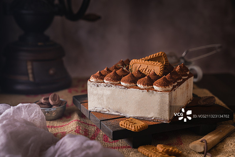 提拉米苏千层图片素材