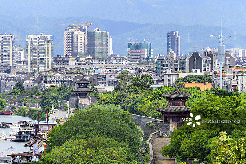 中国江西省赣州市古城风光图片素材