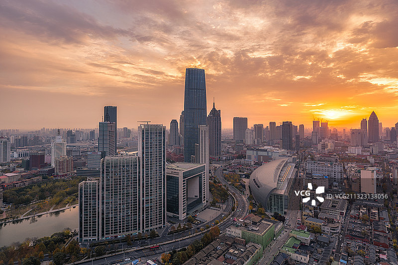 火烧津门图片素材