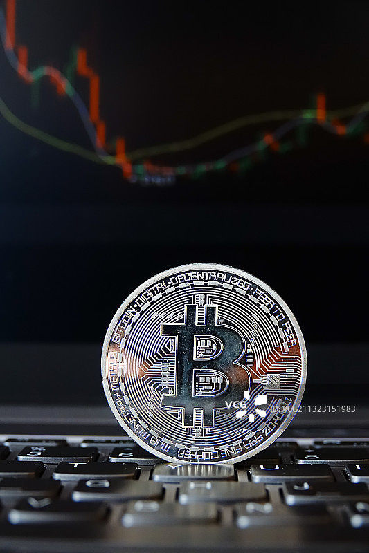 加密数字货币：比特币 BTC Bitcoin图片素材