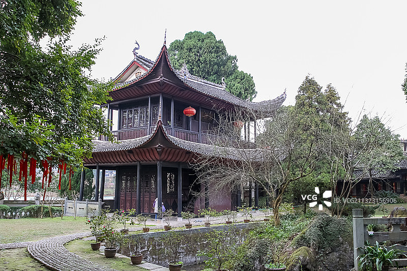 芙蓉楼 湖南省怀化市洪江市黔城镇图片素材