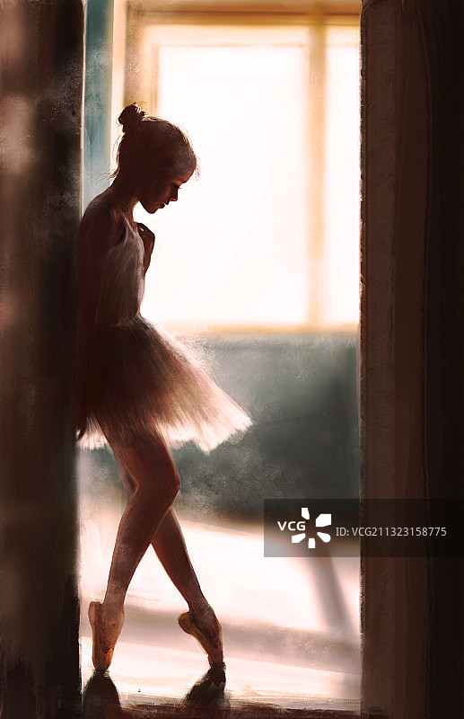 芭蕾姑娘图片素材