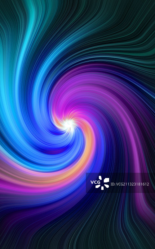 彩色抽象太空科技场景图片素材