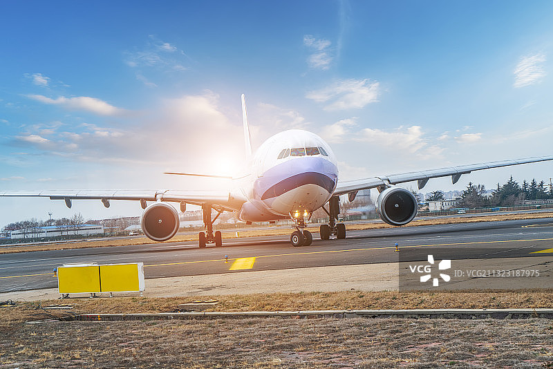 机场停机坪客机图片素材