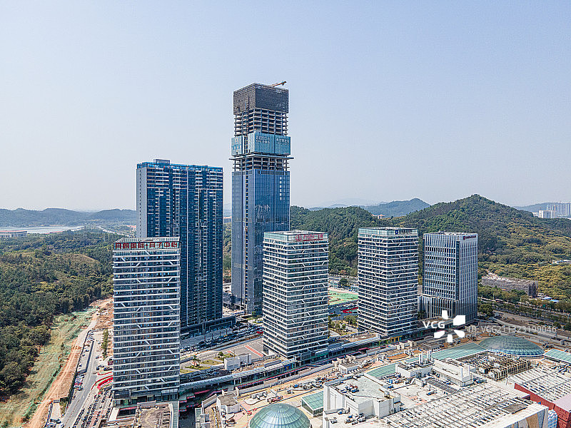 广州增城区增城广场商务建筑群图片素材