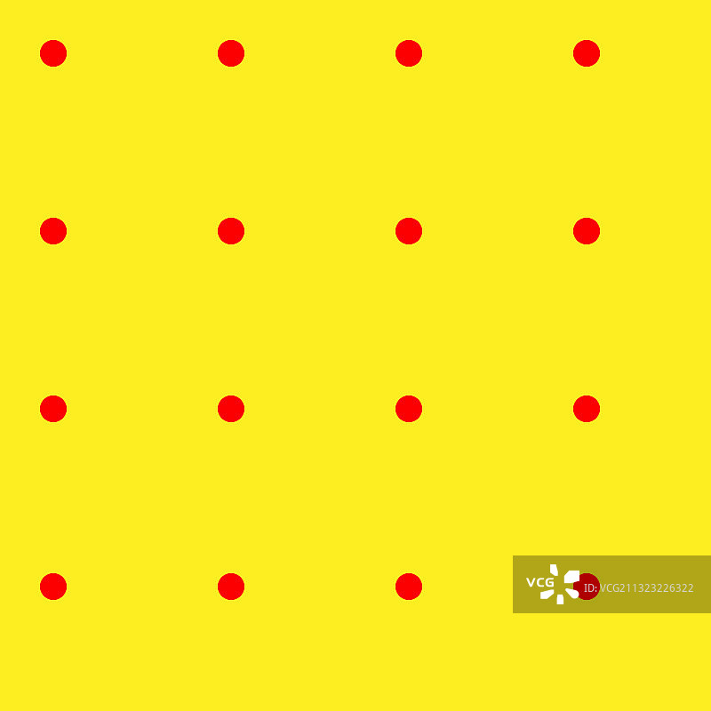 波普点彩派的无缝红色点彩派图片素材
