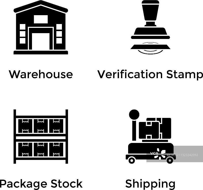 工业仓库实体图标包图片素材