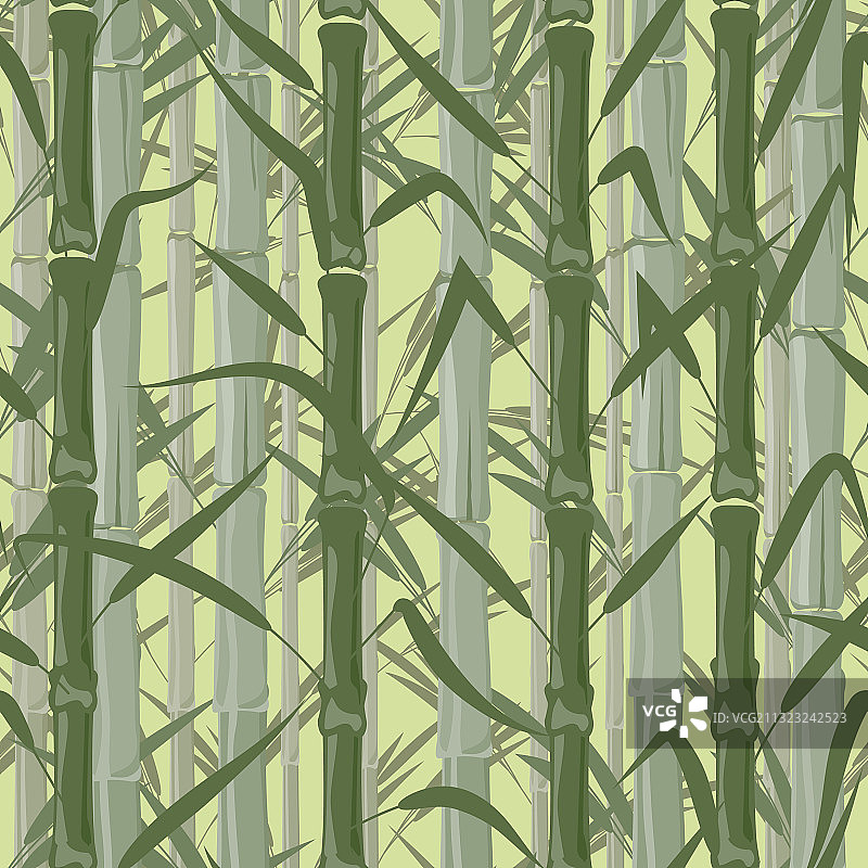 竹林单色无缝图案图片素材