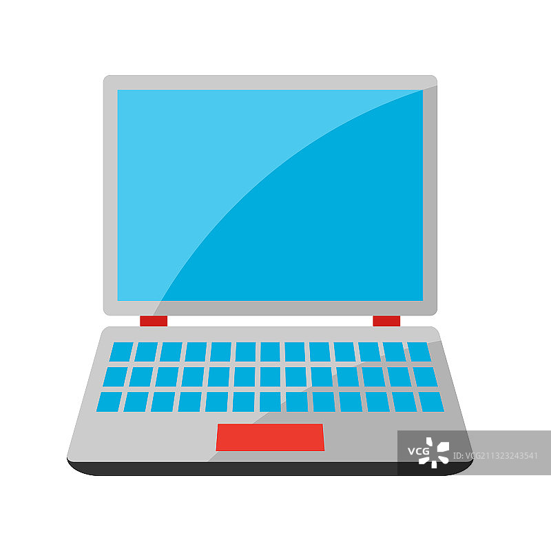 风格化的笔记本电脑图片素材