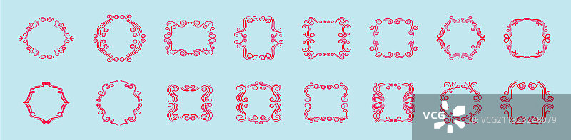 卡通装饰相框边框图片素材