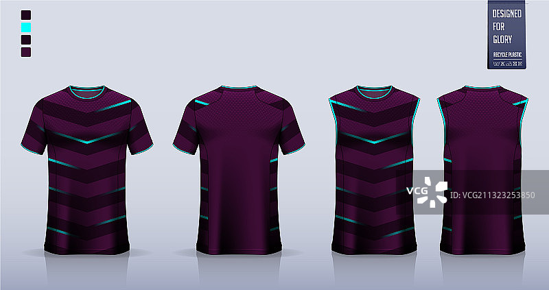 足球运动t恤模型模板设计图片素材