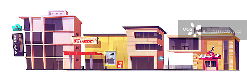 品牌服装超市店铺图片素材