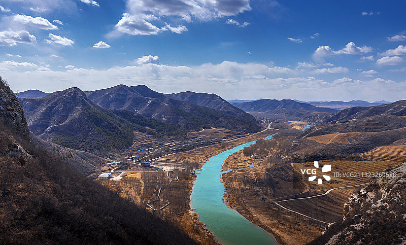 美丽的大凌河图片素材