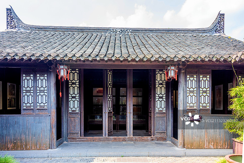 中国江苏泰州溱潼古镇民俗风情馆图片素材