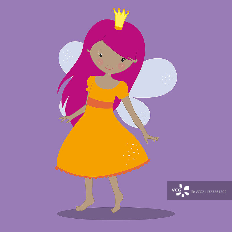 紫色仙女公主04图片素材