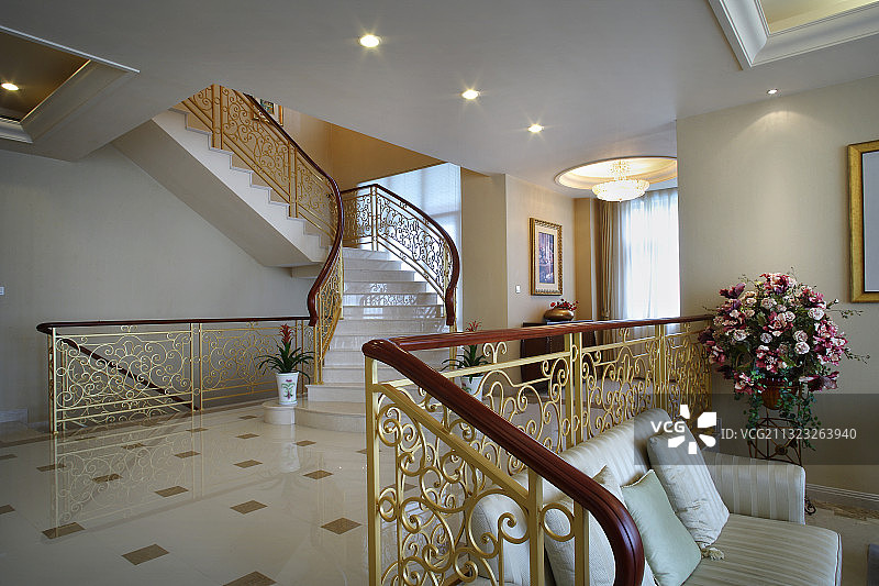 豪华别墅样板房图片素材