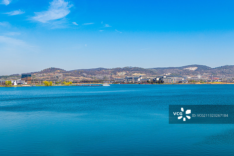中国南京六合区金牛湖风景区图片素材