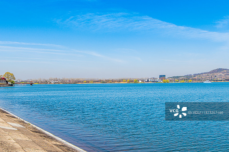 中国南京六合区金牛湖风景区图片素材