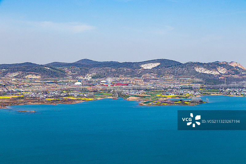 中国南京六合区金牛湖风景区图片素材