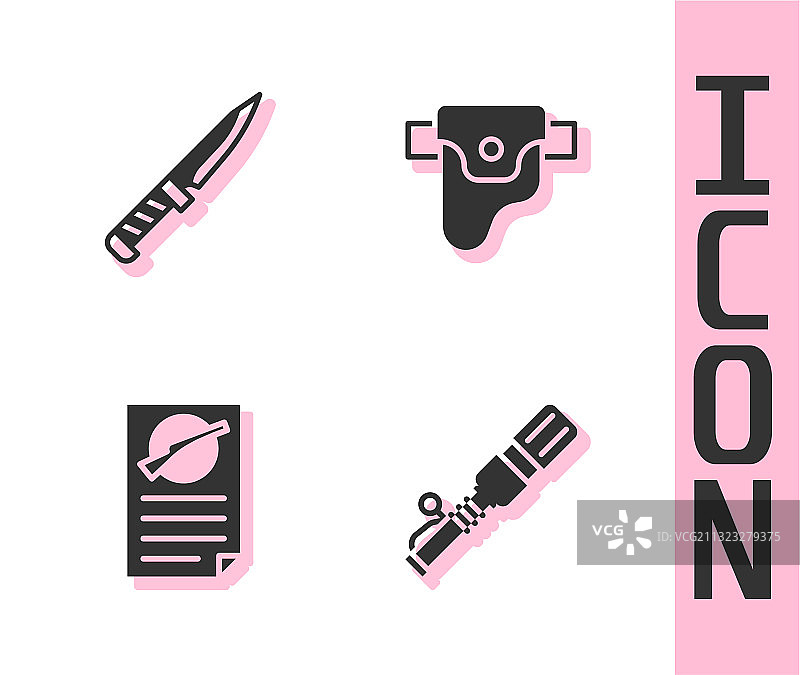 反坦克手榴弹和军刀套装图片素材