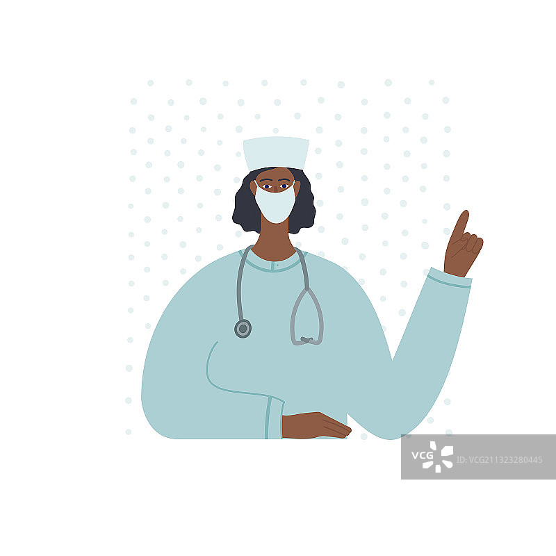 医生护士指向图片素材