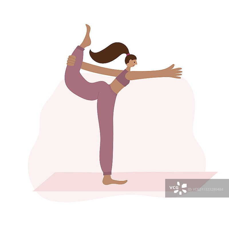 瑜伽馆体式人物图片素材