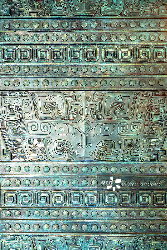 古代青铜器花纹纹饰图片素材