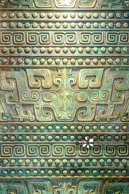 古代青铜器花纹纹饰图片素材