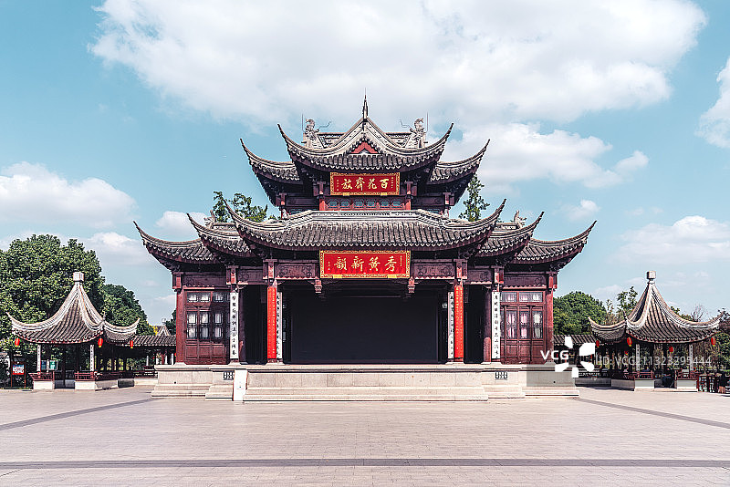 中式戏楼图片素材