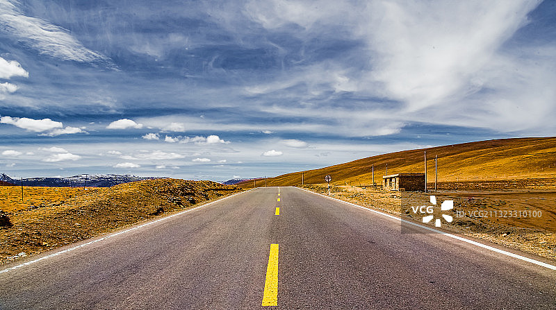 阳光大道图片素材