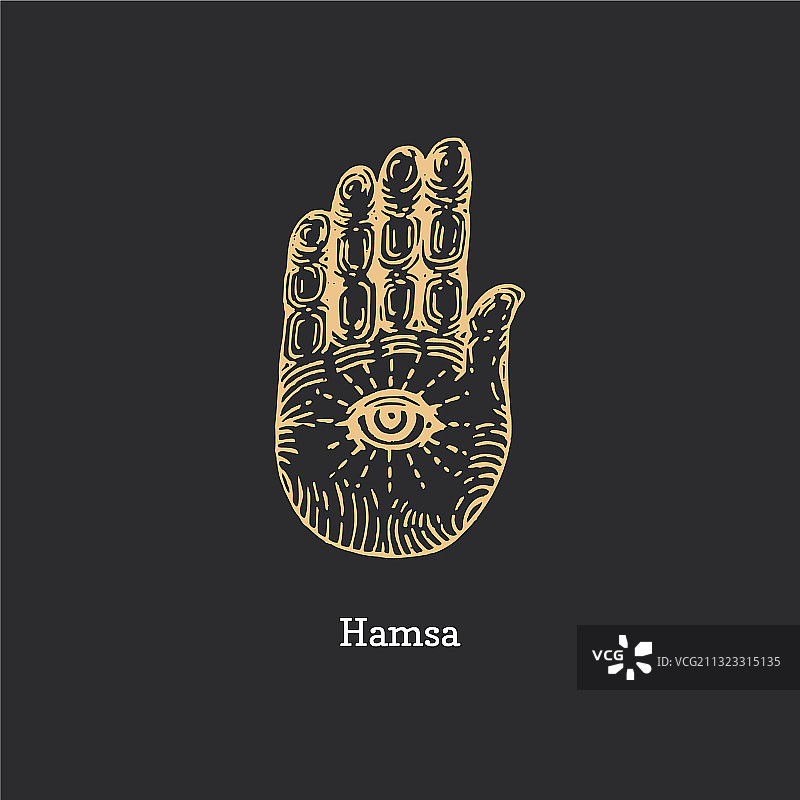 汉莎图案魔法符号草图图片素材