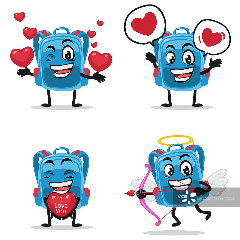 包包吉祥物或卡通角色图片素材