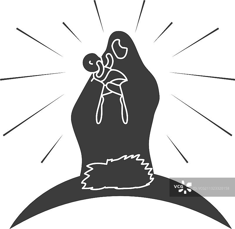 耶稣诞生的圣母玛利亚传统图片素材