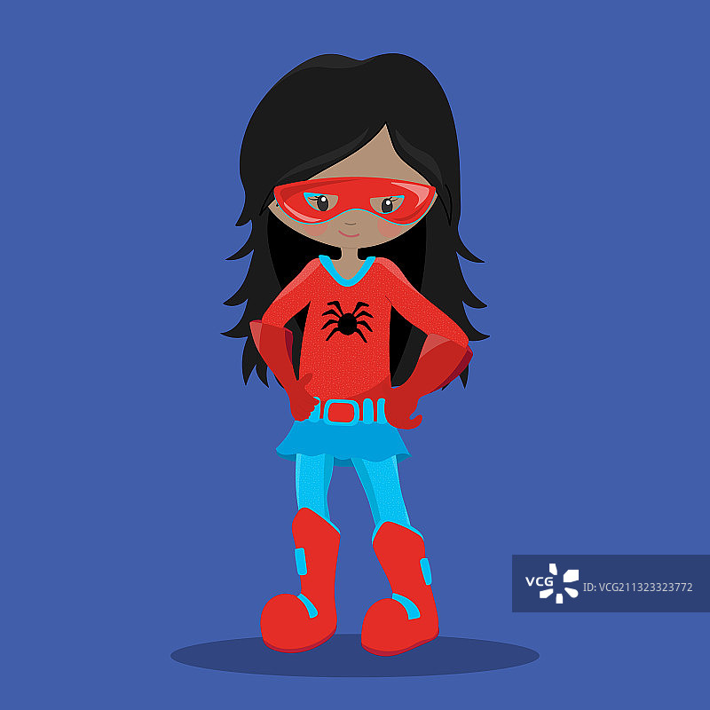 黑发蜘蛛侠超级女英雄12图片素材