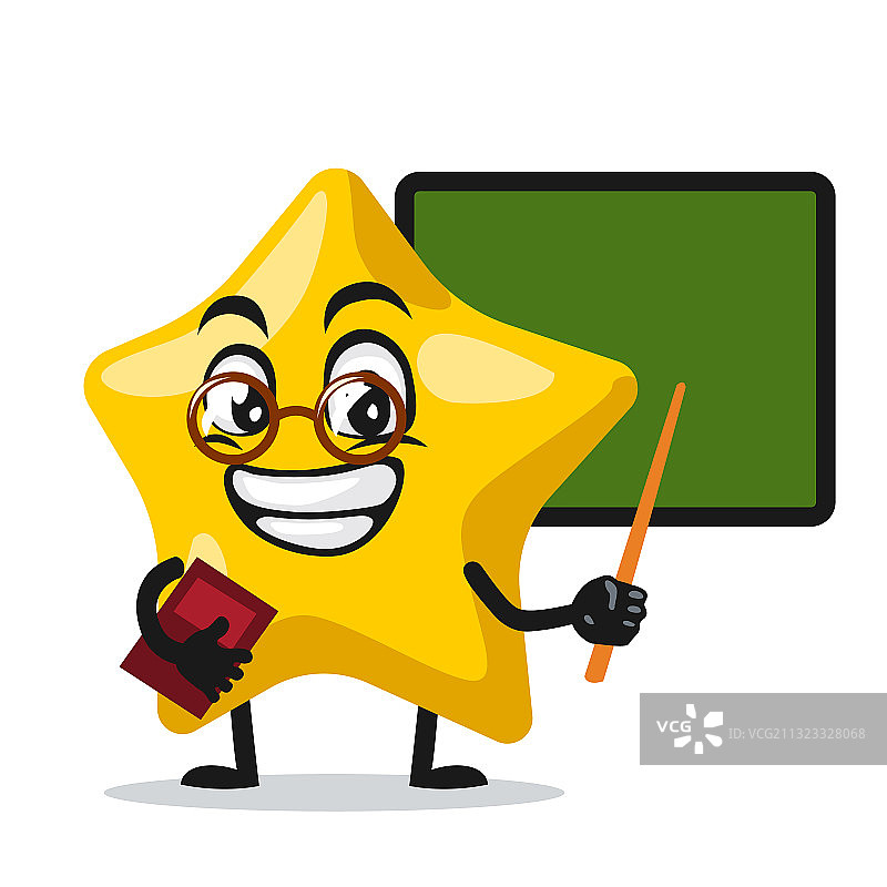 星星吉祥物或卡通形象图片素材