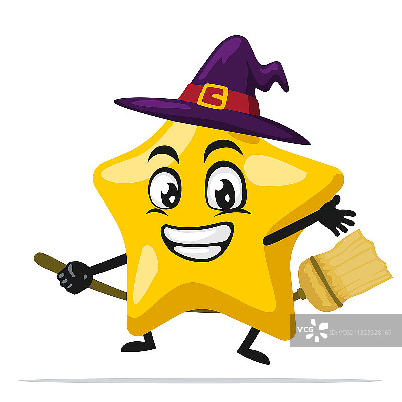 星星吉祥物或卡通形象图片素材