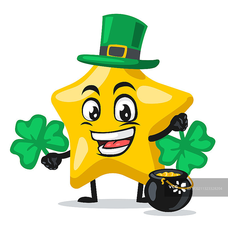 星星吉祥物或卡通形象图片素材