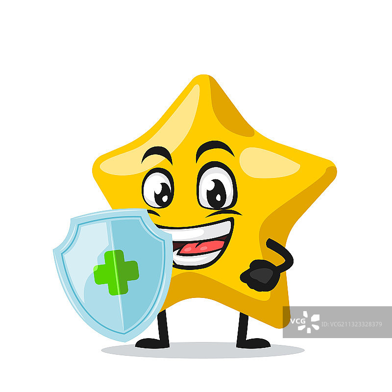 星星吉祥物或卡通形象图片素材