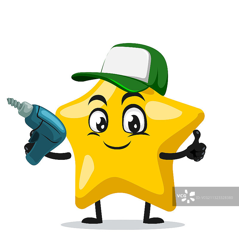 星星吉祥物或卡通形象图片素材