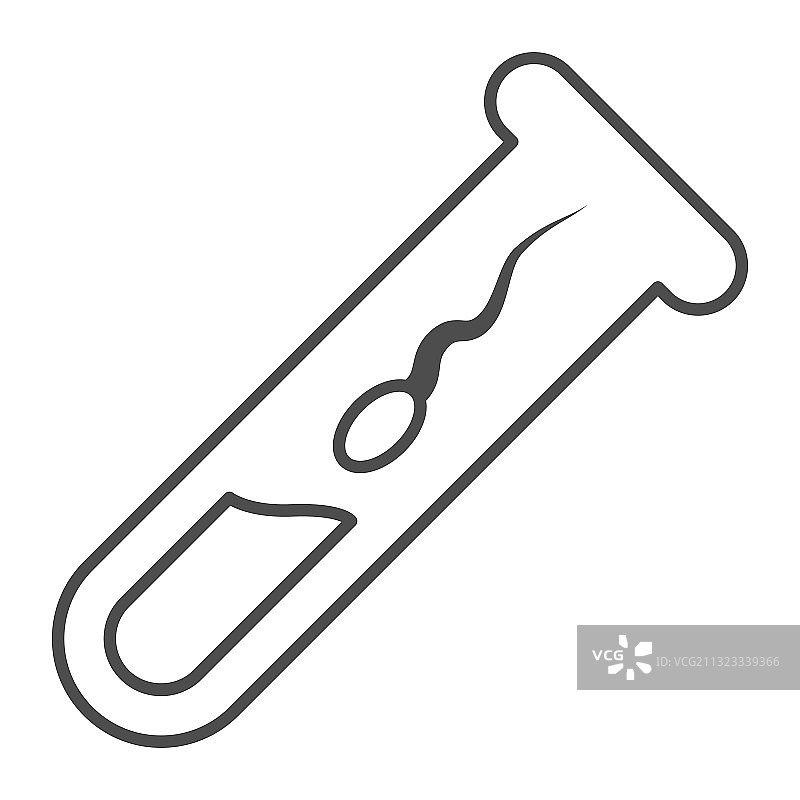试管精子细线医学测试图标图片素材