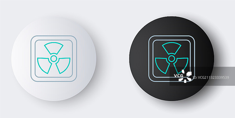 灰色背景上的线条放射性图标图片素材