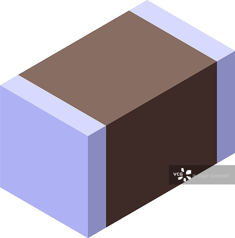 冷凝器电容器2.5D图标图片素材