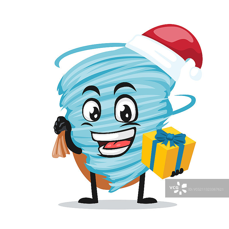 龙卷风吉祥物或卡通形象图片素材