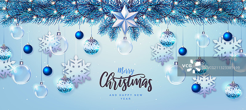 圣诞快乐，恭贺新禧图片素材