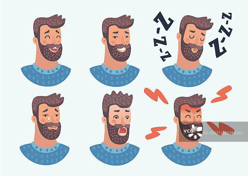 男性人物头像合集图片素材